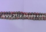 CUG181 15.5 inches 6mm round matte unakite gemstone beads