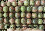 CUG216 15 inches 12mm round unakite beads wholesale