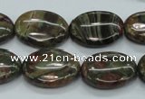 CUJ02 15.5 inches 15*20mm oval autumn jasper gemstone beads