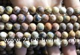 CVJ03 15.5 inches 8mm round venus jasper beads wholesale