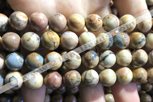 CVJ06 15.5 inches 14mm round venus jasper beads wholesale