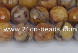 CVJ24 15.5 inches 10mm faceted round venus jasper beads wholesale