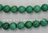 CWB567 15.5 inches 8mm round howlite turquoise beads wholesale