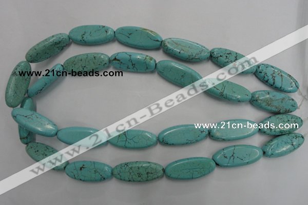 CWB741 15.5 inches 12*30mm marquise howlite turquoise beads wholesale