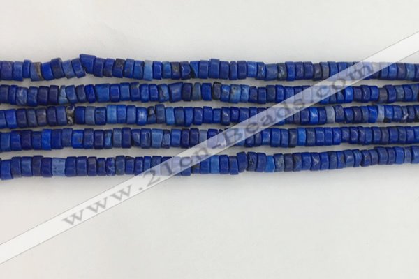 CWB827 15.5 inches 2*4mm tyre howlite turquoise beads wholesale