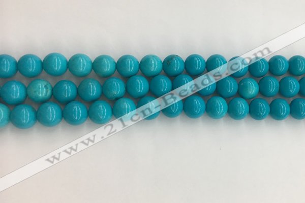 CWB852 15.5 inches 8mm round howlite turquoise beads wholesale