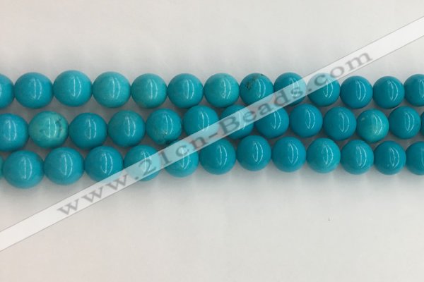 CWB853 15.5 inches 10mm round howlite turquoise beads wholesale