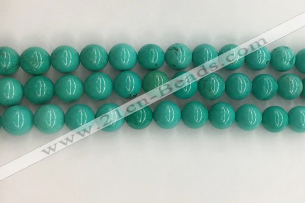 CWB866 15.5 inches 10mm round howlite turquoise beads wholesale