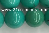 CWB867 15.5 inches 12mm round howlite turquoise beads wholesale