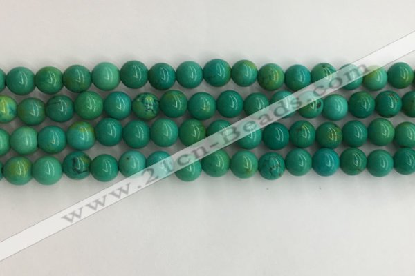 CWB870 15.5 inches 6mm round howlite turquoise beads wholesale