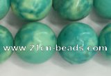 CWB878 15.5 inches 10mm round howlite turquoise beads wholesale