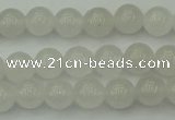 CWH51 15.5 inches 6mm round white jade beads wholesale