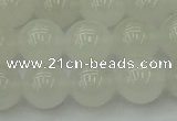 CWH54 15.5 inches 12mm round white jade beads wholesale