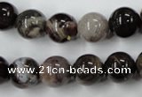 CWJ204 15.5 inches 12mm round wood jasper gemstone beads wholesale