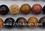 CWJ266 15.5 inches 15mm round wood jasper gemstone beads wholesale