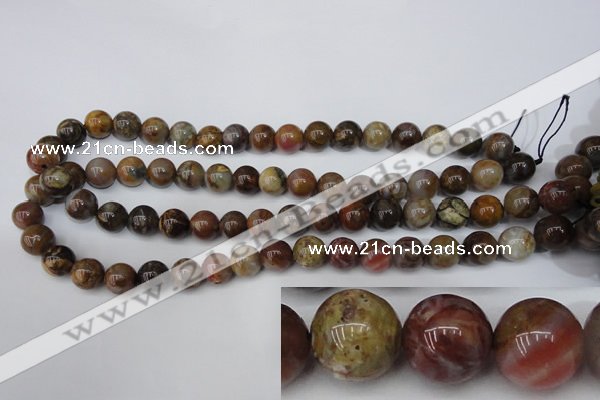 CWJ272 15.5 inches 8mm round wood jasper gemstone beads wholesale