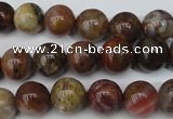 CWJ274 15.5 inches 12mm round wood jasper gemstone beads wholesale