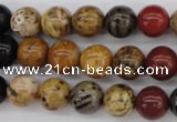 CWJ282 15.5 inches 9mm round wood jasper gemstone beads wholesale