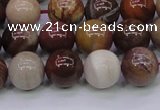 CWJ404 15.5 inches 12mm round wood jasper gemstone beads wholesale