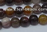 CWJ502 15.5 inches 8mm round Xinjiang wood jasper beads wholesale