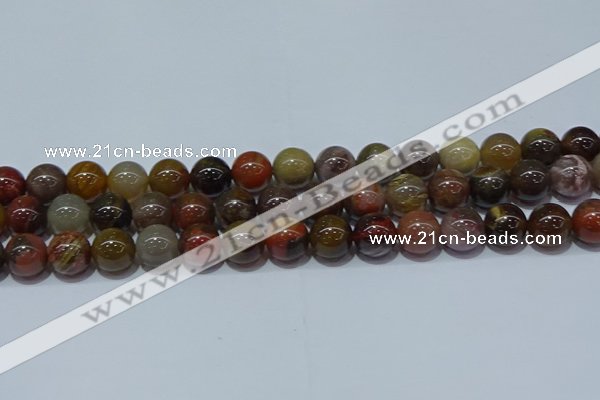 CWJ504 15.5 inches 12mm round Xinjiang wood jasper beads wholesale