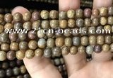 CWJ563 15.5 inches 6mm round wood jasper beads wholesale