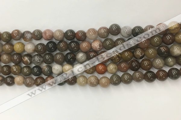 CWJ575 15.5 inches 6mm round wood jasper beads wholesale