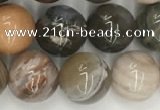 CWJ577 15.5 inches 10mm round wood jasper beads wholesale