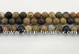 CWJ584 15.5 inches 12mm round wooden jasper beads wholesale