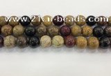 CWJ585 15.5 inches 14mm round wooden jasper beads wholesale