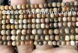 CWJ590 15.5 inches 4mm round wood jasper beads wholesale