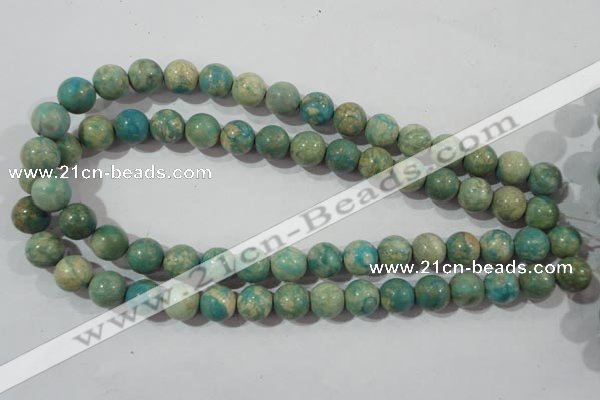 CXH104 15.5 inches 12mm round dyed Xiang He Shi gemstone beads