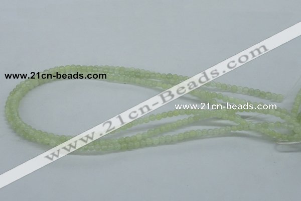 CXJ01 15.5 inches 4mm round New jade gemstone beads wholesale