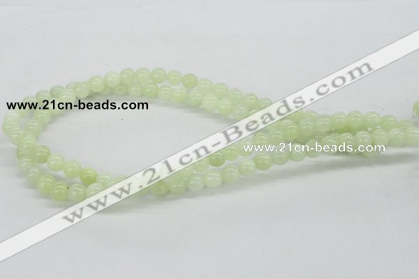 CXJ03 15.5 inches 8mm round New jade gemstone beads wholesale