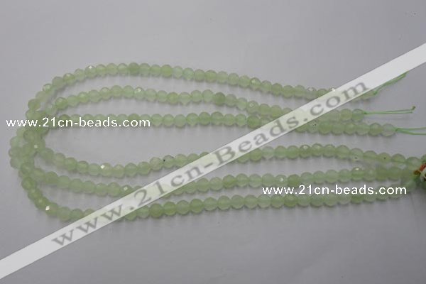 CXJ101 15.5 inches 6mm faceted round New jade beads wholesale