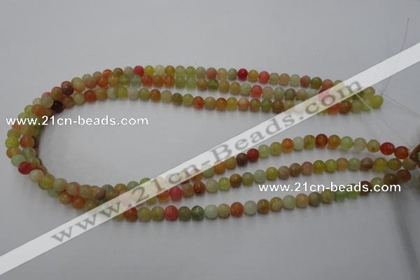 CXJ111 15.5 inches 6mm round dyed New jade beads wholesale