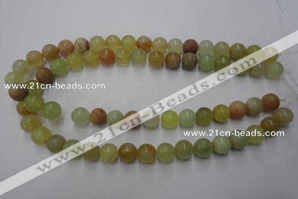 CXJ114 15.5 inches 12mm round dyed New jade beads wholesale