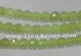 CXJ161 15.5 inches 6mm faceted round New jade beads wholesale