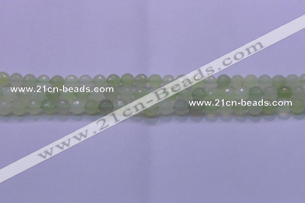 CXJ219 15.5 inches 8mm faceted round New jade beads wholesale