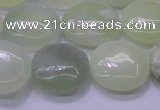 CXJ226 15.5 inches 18mm flat round New jade beads wholesale