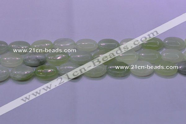 CXJ233 15.5 inches 18*25mm oval New jade beads wholesale