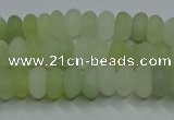 CXJ311 15.5 inches 5*8mm rondelle matte New jade beads wholesale