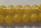 CYJ253 15.5 inches 10mm round yellow jade beads wholesale