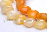 CYJ37 16 inch 12*12mm heart yellow jade gemstone beads Wholesale