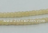 CYJ63 15.5 inches 6*7mm vase-shaped yellow jade gemstone beads wholesale