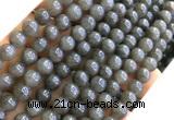 CYJ662 15 inches 8mm round dyed yellow jade beads wholesale