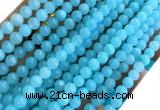 CYJ674 15 inches 6mm round dyed yellow jade beads wholesale