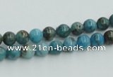 CYQ51 15.5 inches 6mm round dyed pyrite quartz beads wholesale