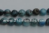 CYQ52 15.5 inches 8mm round dyed pyrite quartz beads wholesale