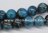 CYQ65 15.5 inches 12mm round dyed pyrite quartz beads wholesale